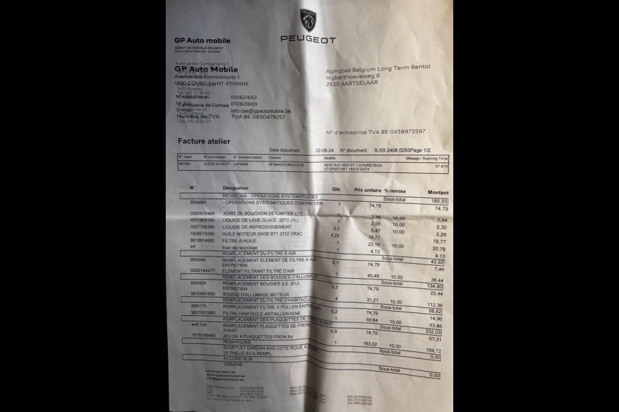 Peugeot 5008 PT180 pk GT Automaat 7P. | Trekhaak | Camera | Elek. Achterklep | Adaptive Cruise