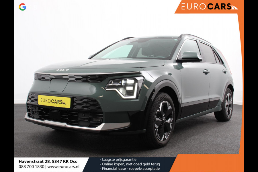 Kia Niro EV DynamicLine 64.8 kWh Automaat Climate control Adaptieve cruise control Parkeersensoren Camera Stuurverwarming Stoelverwarming Keyless LED Trekhaak Navigatie Apple Carplay/ Android Auto