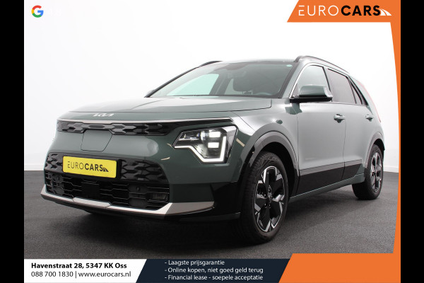 Kia Niro EV DynamicLine 64.8 kWh Automaat Climate control Adaptieve cruise control Parkeersensoren Camera Stuurverwarming Stoelverwarming Keyless LED Trekhaak Navigatie Apple Carplay/ Android Auto