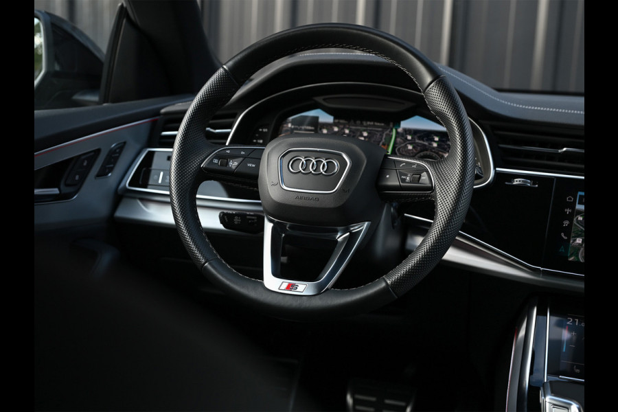 Audi Q8 60 TFSI e QUATTRO PRO LINE S COMPETITION | PANORAMADAK | LUCHTVERING | BLACK-OPTIC | MEMORY SEATS | HEAD-UP | 360 CAMERA | ADAPT