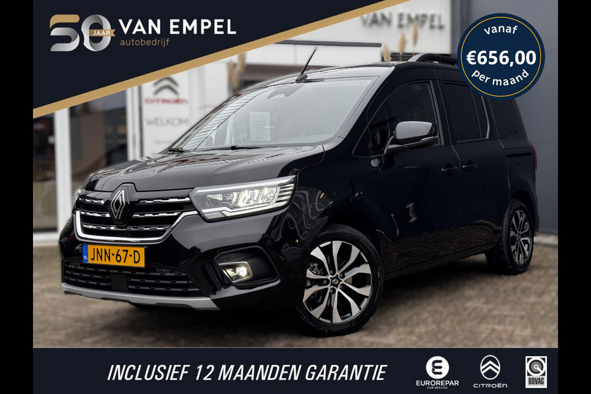 Renault Kangoo 1.3 TCe Techno | Nieuw Model | Trekhaak | Automaat | Adaptive Cruise | Camera | Navigatie | Climate control