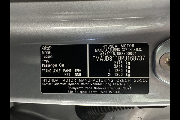 Hyundai Tucson 1.6 T-GDI HEV Comfort Smart (INCL-BTW) *FULL-LED | ADAPTIVE-CRUISE | HEATED-COMFORTSEATS | KEYLESS | CAMERA | DIGI-COCKPIT | PRIVACY-GLASS | SHIFTPADDLES | ECC | PDC | 17''ALU*