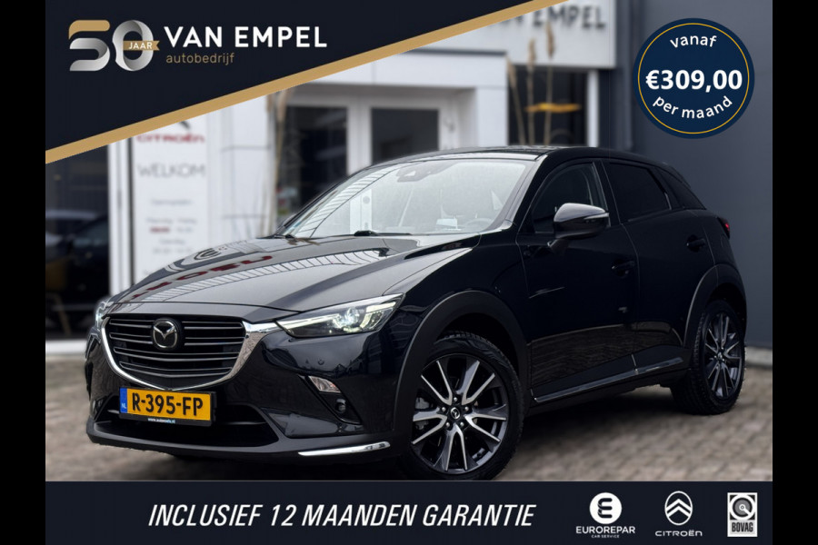 Mazda CX-3 2.0 SkyActiv-G 120 GT-M | Camera | Adaptive Cruise | BOSE | Stoelverwarming | Automaat | Head-up Display
