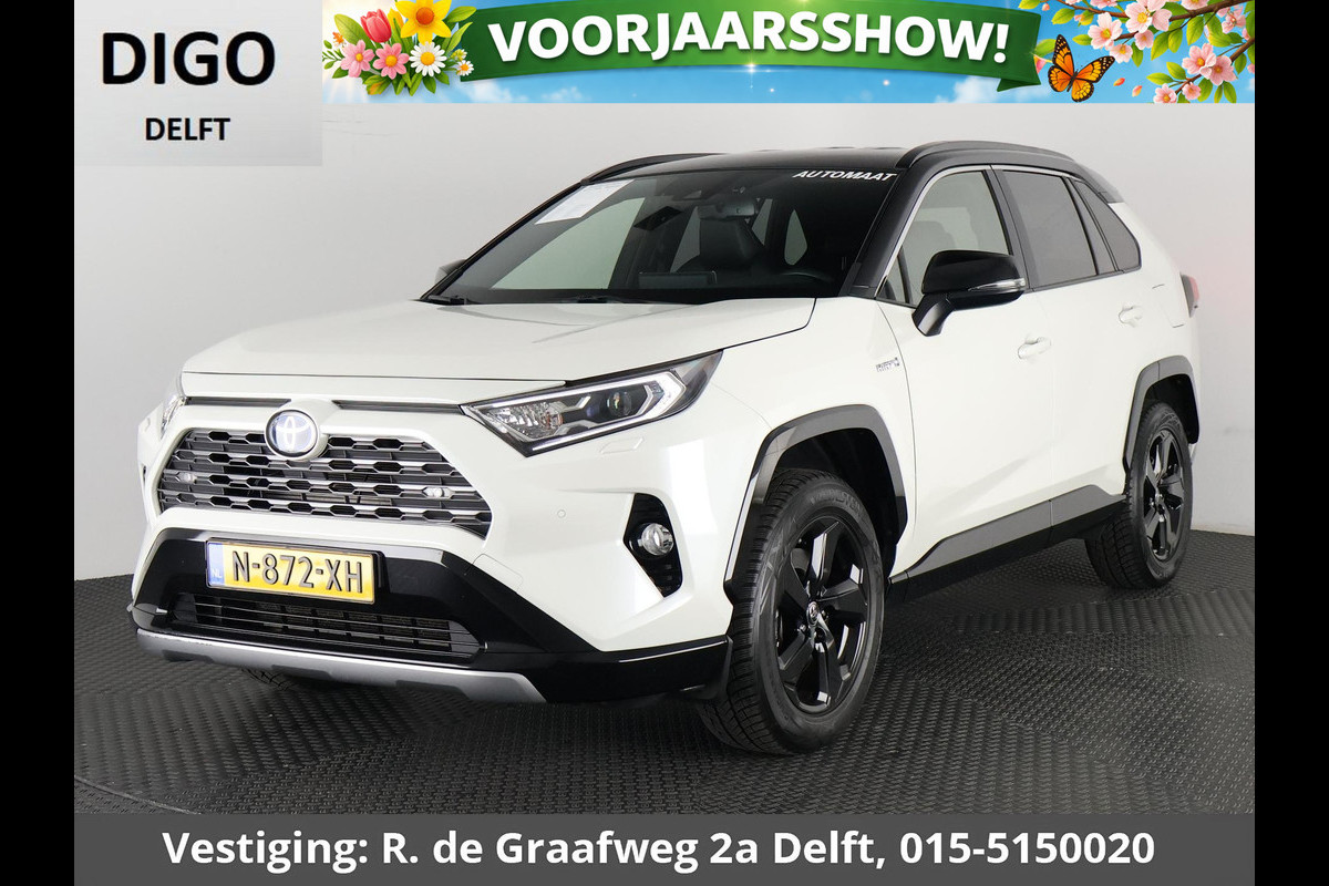 Toyota RAV4 2.5 Hybrid AWD Bi-Tone | 1650 KG trekgewicht | Trekhaak | Parkeersensoren | Apple Carplay & AndroidAUTO | Adapt.Cruise Control |
