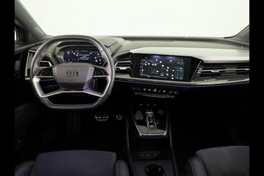 Audi Q4 Sportback e-tron 50 quattro S edition 77 kWh 299pk | SOH 94% | Panoramadak | Matrix | Sonos Audio 21 inch Lichtmetalen velgen | Sportstoelen |