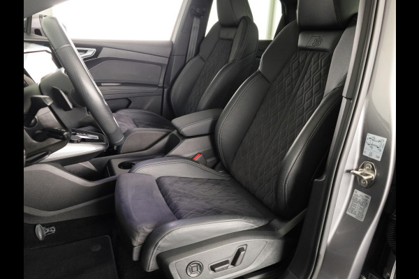 Audi Q4 Sportback e-tron 50 quattro S edition 77 kWh 299pk | SOH 94% | Panoramadak | Matrix | Sonos Audio 21 inch Lichtmetalen velgen | Sportstoelen |