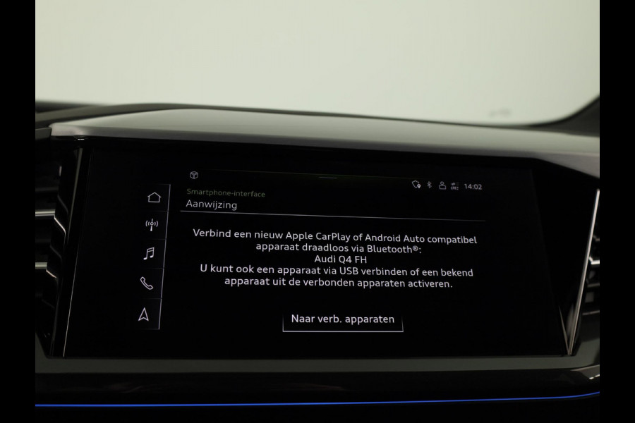 Audi Q4 Sportback e-tron 50 quattro S edition 77 kWh 299pk | SOH 94% | Panoramadak | Matrix | Sonos Audio 21 inch Lichtmetalen velgen | Sportstoelen |