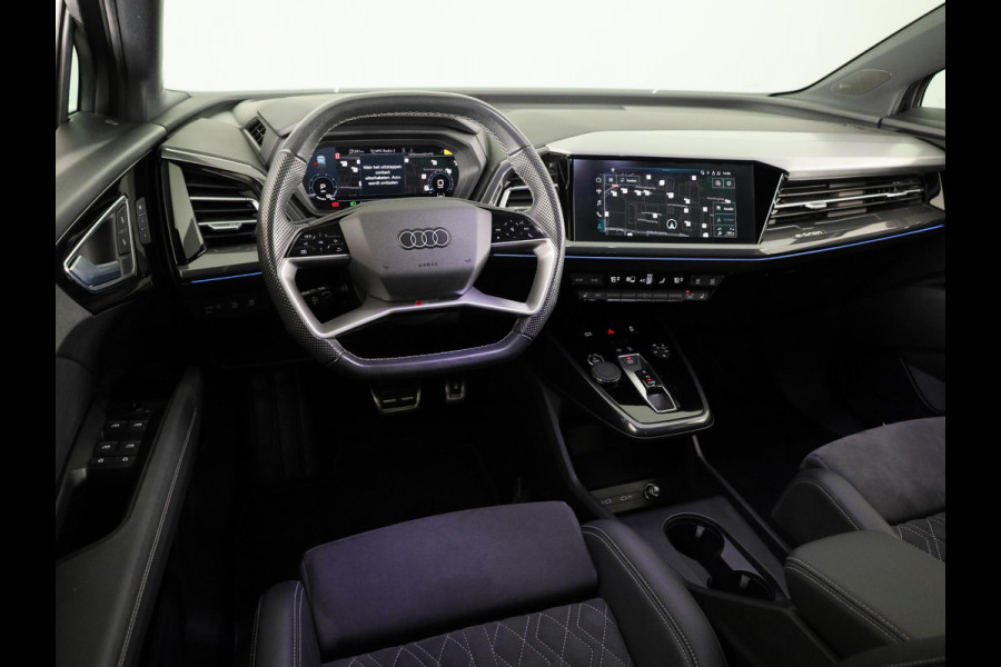 Audi Q4 Sportback e-tron 50 quattro S edition 77 kWh 299pk | SOH 94% | Panoramadak | Matrix | Sonos Audio 21 inch Lichtmetalen velgen | Sportstoelen |