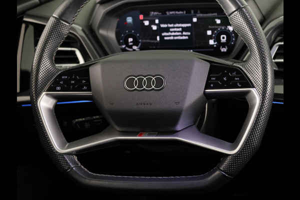 Audi Q4 Sportback e-tron 50 quattro S edition 77 kWh 299pk | SOH 94% | Panoramadak | Matrix | Sonos Audio 21 inch Lichtmetalen velgen | Sportstoelen |