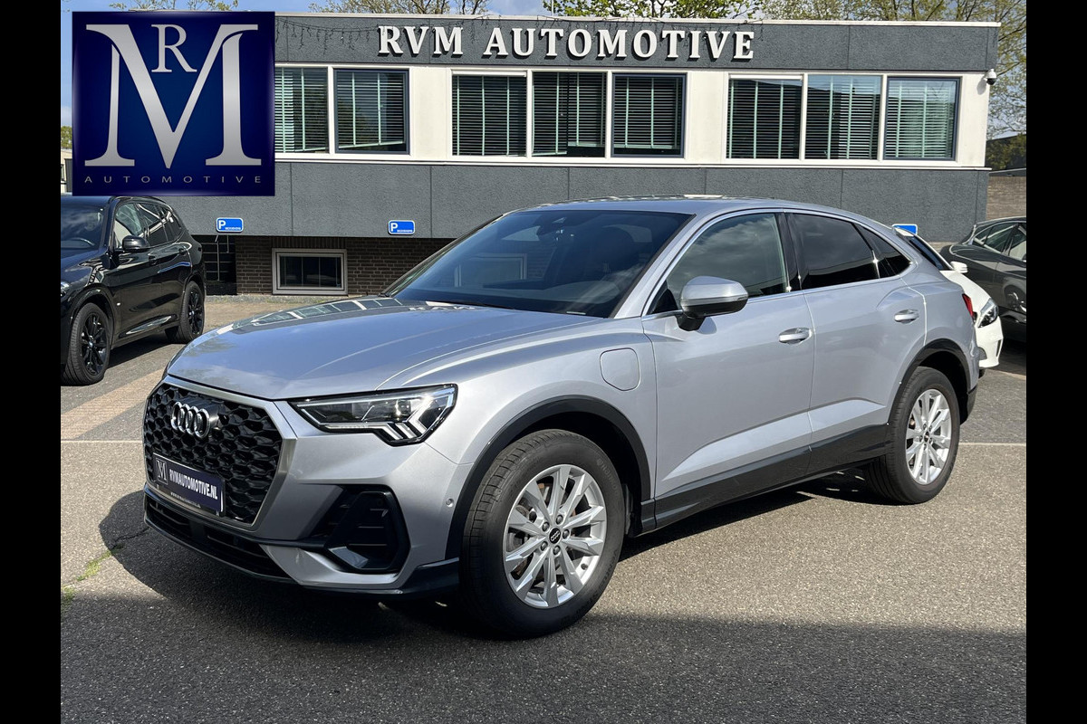 Audi Q3 Sportback 45 TFSI e S-LINE LEDEREN SPORTSTOELEN| STOELVERWARMING| ADAPTIVE CRUISE CONTROL| FULL LED| DODE HOEK SENSOR| RIJKLAARPRIJS INCL. 12 MND BOVAG GARANTIE