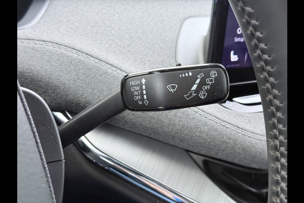 Škoda ENYAQ iV 80 82kwh 204PK Soh 96% Camera 1/2 Leer Apple Carplay Android Warmtepomp First Edition Navi 3-Zone-Ecc 19"lm PDC-a+v Adaptive-Cru Lane-Assist Luxus E-Call Stuurverwarming Led Isofix Keyless-Go DAB Rijstrooksensor Origineel Nederlandse Auto Nieuwprijs €  53.000,-