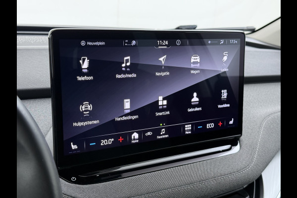 Škoda ENYAQ iV 80 82kwh 204PK Soh 96% Camera 1/2 Leer Apple Carplay Android Warmtepomp First Edition Navi 3-Zone-Ecc 19"lm PDC-a+v Adaptive-Cru Lane-Assist Luxus E-Call Stuurverwarming Led Isofix Keyless-Go DAB Rijstrooksensor Origineel Nederlandse Auto Nieuwprijs €  53.000,-
