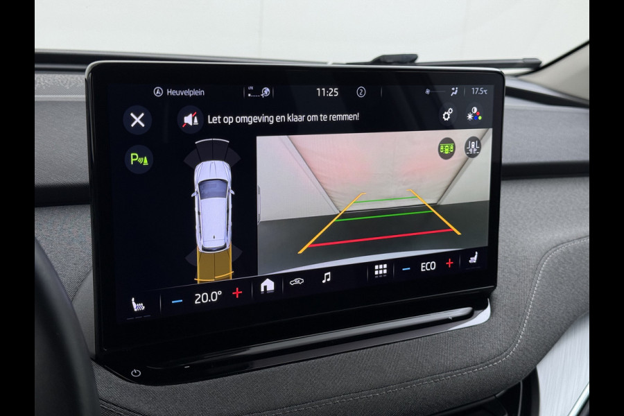 Škoda ENYAQ iV 80 82kwh 204PK Soh 96% Camera 1/2 Leer Apple Carplay Android Warmtepomp First Edition Navi 3-Zone-Ecc 19"lm PDC-a+v Adaptive-Cru Lane-Assist Luxus E-Call Stuurverwarming Led Isofix Keyless-Go DAB Rijstrooksensor Origineel Nederlandse Auto Nieuwprijs €  53.000,-