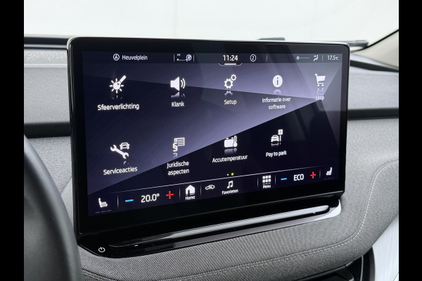 Škoda ENYAQ iV 80 82kwh 204PK Soh 96% Camera 1/2 Leer Apple Carplay Android Warmtepomp First Edition Navi 3-Zone-Ecc 19"lm PDC-a+v Adaptive-Cru Lane-Assist Luxus E-Call Stuurverwarming Led Isofix Keyless-Go DAB Rijstrooksensor Origineel Nederlandse Auto Nieuwprijs €  53.000,-