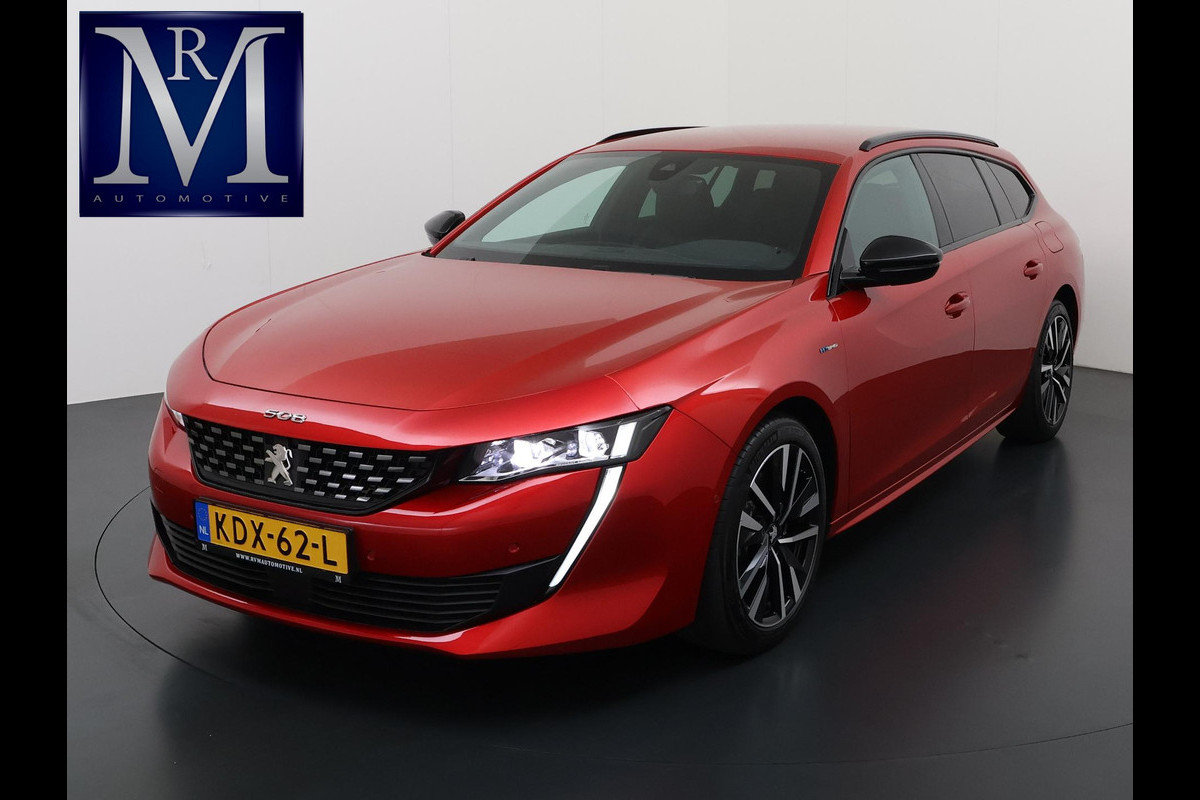 Peugeot 508 SW 1.6 HYbrid GT Pack Business | FULL OPTIONS | ADAPTIEVE CRUISE CONTROL | FOCAL AUDIO | 360 CAMERA | STOELVERWARMING | DEALER ONDERHOUDEN | ELEKTRISCHE KOFFERBAK | RIJKLAAR MET 12 MND BOVAG GARANTIE |