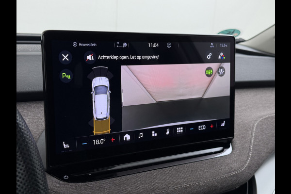 Škoda ENYAQ iV 80 82kwh 204PK Soh 95% Pano-Dak Camera Apple Carplay Android First Edition Navi 3-Zone-Ecc 19"lm PDC-a+v Adaptive-Cruise Lane-Assist Luxus E-Call Stuurverwarming Led Isofix Keyless-Go DAB Rijstrooksensor Origineel Nederlandse Auto Nieuwprijs €  53.000,-
