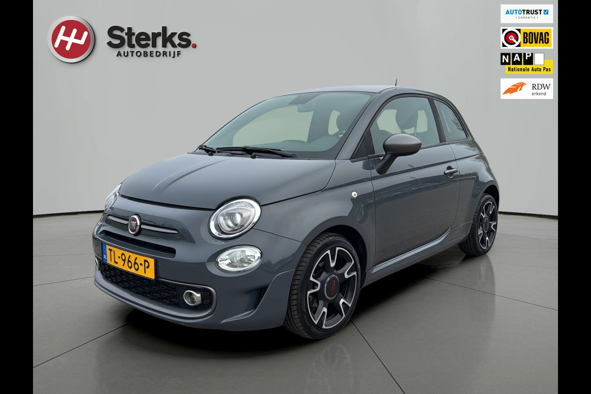 Fiat 500 0.9 TwinAir Turbo Sport 70425 KM NAVI HALF LEDER CLIMAAT CONTROL SPORT PAKKET CARPLAY/ANDROID AUTO