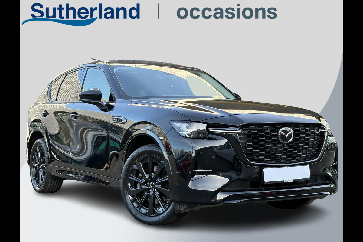 Mazda CX-60 2.5 e-SkyActiv PHEV Homura | Dealer onderhouden | Panoramadak | Adaptive Cruise | 360 Camera | Elek. Achterklep | Stoel- Verwarming & Ventilatie | BTW Auto |