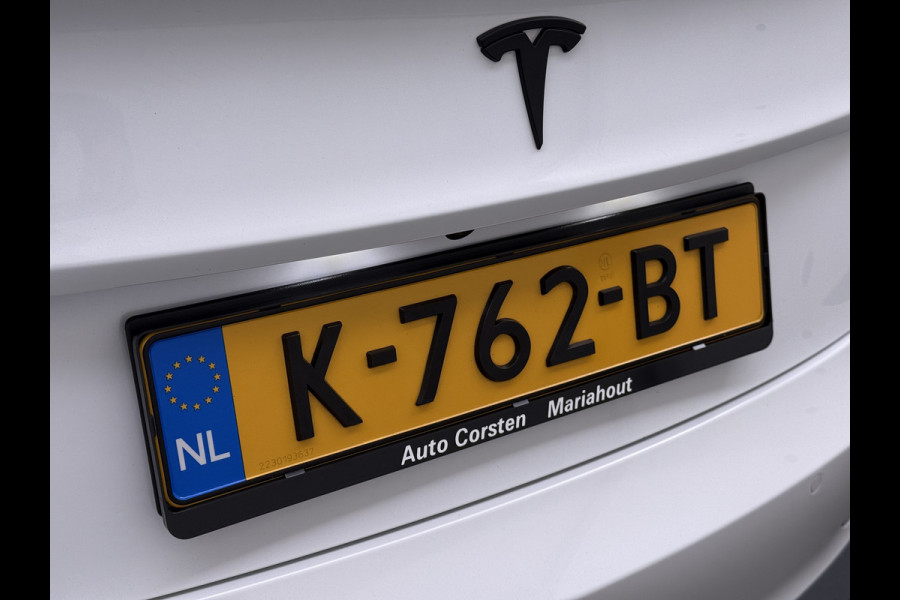 Tesla Model 3 RWD LFP-Accu SR plus Soh 91% 325PK Lmv 18" AutoPilot FSD Leder Panoramadak Adaptive-Cruise Camera's Elektr.-Stuur+Stoelen+Spiege Navi LED Comfortstoelen ACC DAB Voorverwarmen interieur via App Keyless One-Pedal-Drive Origineel Nederlandse auto tot 11kw laden thuis!