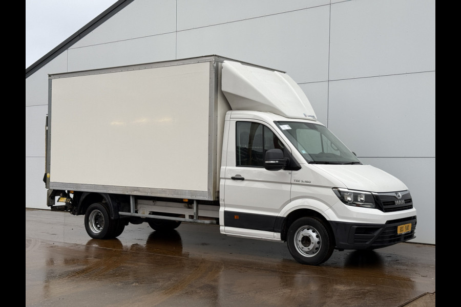 MAN TGE 5.160 2.0 TDI Automaat Laadklep Dubbellucht Airco Cruise Control Carplay Navigatie Bakwagen Koffer Meubelbak