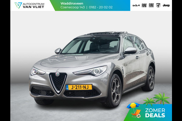 Alfa Romeo Stelvio 2.0 Turbo Aut. AWD 200pk Super | Schuif/Kantel dak | Trekhaak | Leder | Navi | Elek. Stoelen