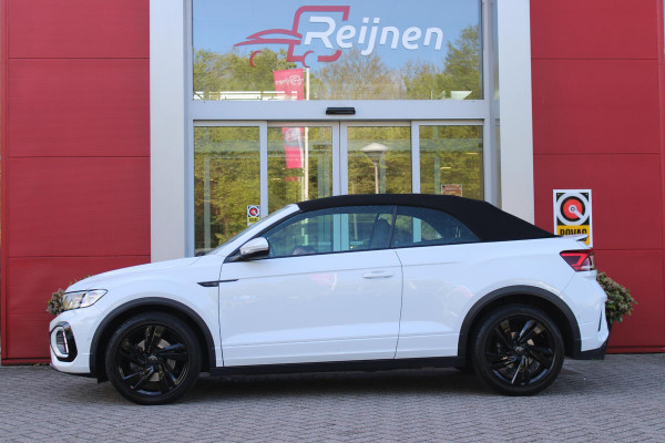 Volkswagen T-Roc Cabrio 1.5 TSI 150PK AUTOMAAT R-LINE BLACK STYLE | AFNEEMBARE TREKHAAK | ACHTERUITRIJCAMERA | NAVIGATIE  | IQ LIGHT MATRIX KOPLAMPEN | DAB+ RADIO | DRAADLOOS APPLE CARPLAY/ANDROID AUTO | ADAPTIVE CRUISE CONTROL | STOEL/STUUR VERWARMING | 18" LICHTMETALEN VELGEN BLACK | PARKEERSENSOREN VOOR + ACHTER | VIRTUAL COCKPIT | DODEHOEK DETECTIE | R-LINE BEKLEDING | DAB+ RADIO |