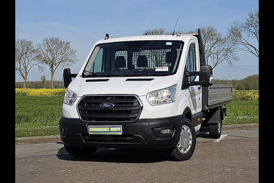 Ford Transit 350 2.0 TDCI L4H1 L4 Open Laadbak Airco Trekhaak PDC Euro6 131 PK!
