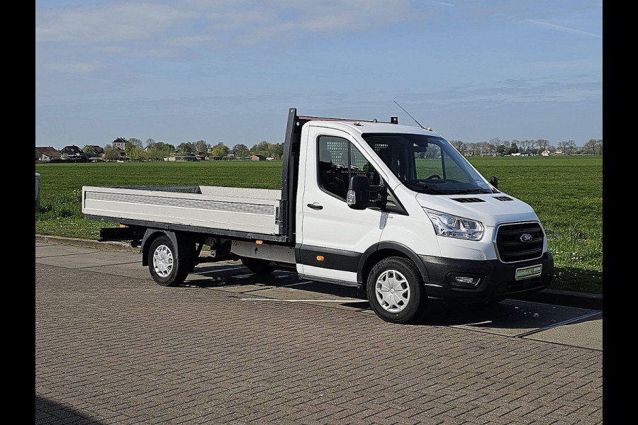 Ford Transit 350 2.0 TDCI L4H1 L4 Open Laadbak Airco Trekhaak PDC Euro6 131 PK!