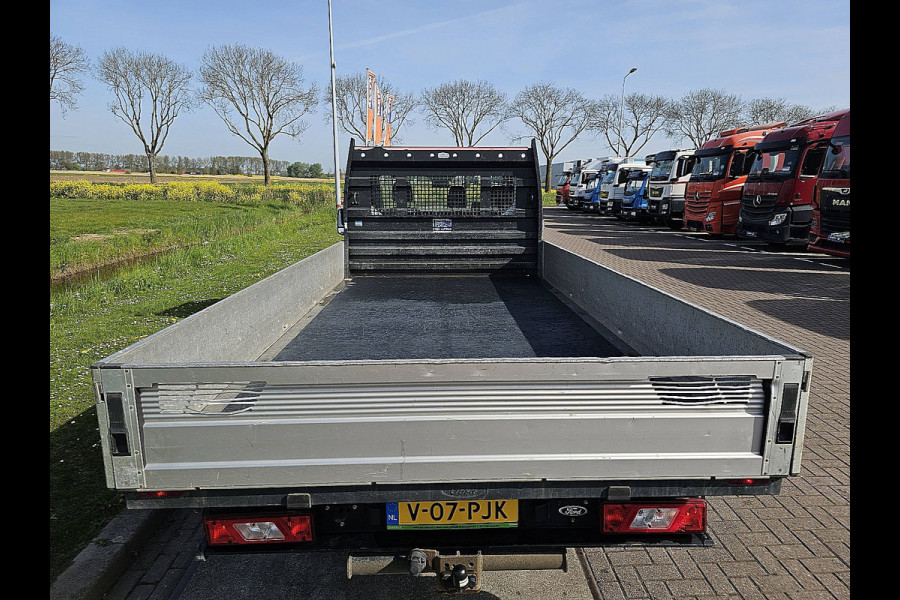 Ford Transit 350 2.0 TDCI L4H1 L4 Open Laadbak Airco Trekhaak PDC Euro6 131 PK!