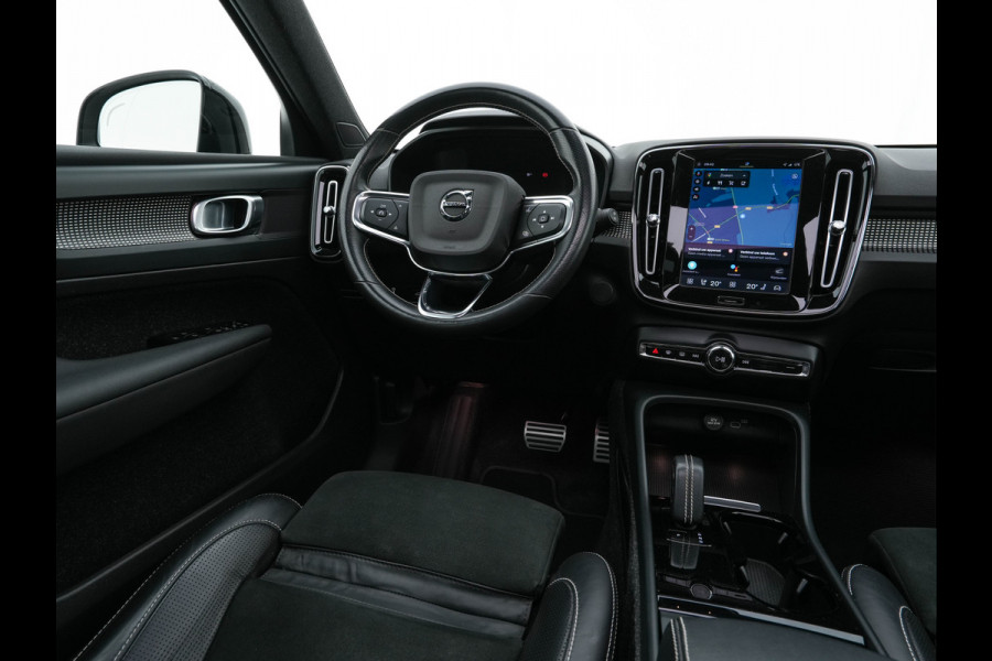 Volvo XC40 Recharge P8 AWD R-Design [ 3-Fase ] (INCL.BTW) Aut. *PANO | LEATHER-ALCANTARA | ADAPTIVE-CRUISE | DIGI-COCKPIT | FULL-LED | CAMERA | NAVI-FULLMAP | ECC | PDC | KEYLESS | HEATED-SPORTSEATS | TOWBAR | 19''ALU*