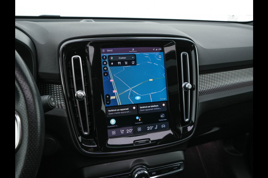 Volvo XC40 Recharge P8 AWD R-Design [ 3-Fase ] (INCL.BTW) Aut. *PANO | LEATHER-ALCANTARA | ADAPTIVE-CRUISE | DIGI-COCKPIT | FULL-LED | CAMERA | NAVI-FULLMAP | ECC | PDC | KEYLESS | HEATED-SPORTSEATS | TOWBAR | 19''ALU*