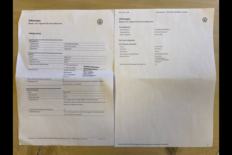 Volkswagen ID.3 Pro 62 kWh|92%SOH|STOEL-, STUURVERW|ANDROID/APPLE CARPLAY|ACC|CRUISE,CLIMATE CONTROL|NL-AUTO|NAP|INCL.BTW|1e EIG.|