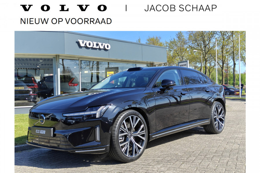 Volvo ES90 Single Motor Extended Range Ultra 92 kWh | Climate | Pilot Assist | B&W | 22"LMV | Getint glas |