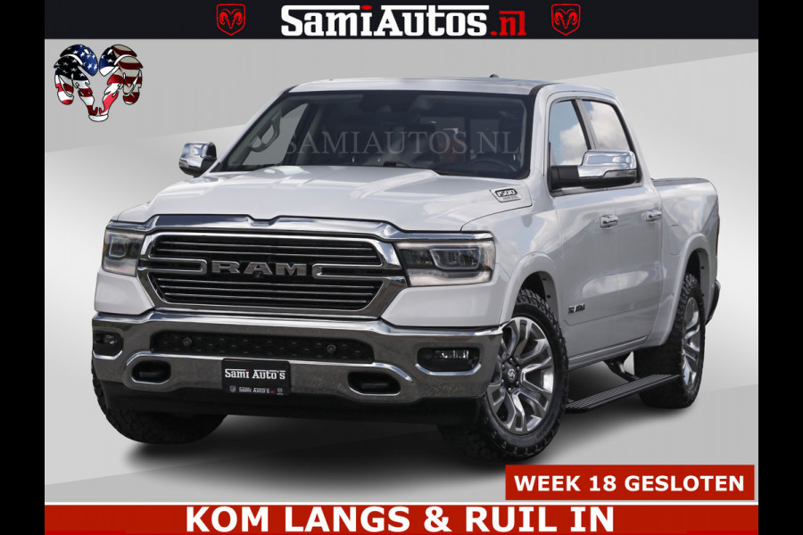 Dodge Ram BOM VOL | 5.7 V8 HEMI 402 PK | LUCHTVERING | ADAPTIVE CRUISE | PANODAK | 360 CAMERA | OPEN UITLAAT KLEP | CREW CAB | DUBBELE CABINE | 5 PERSOONS | DC |
