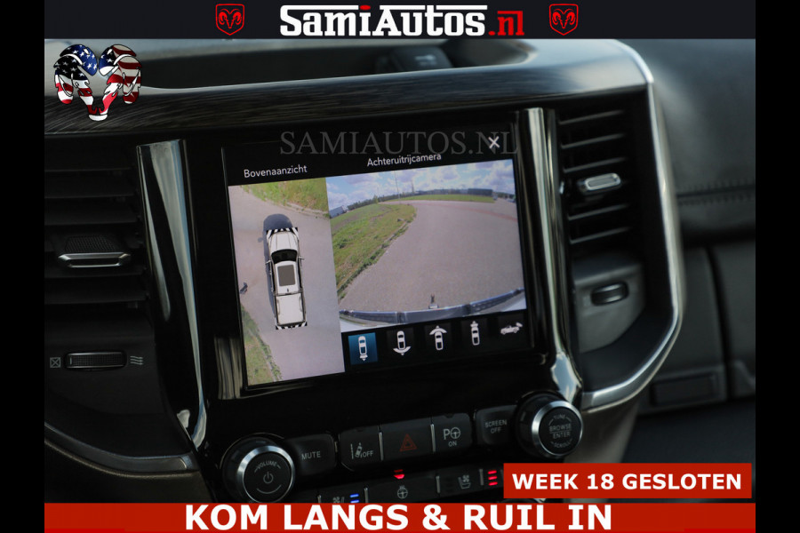 Dodge Ram BOM VOL | 5.7 V8 HEMI 402 PK | LUCHTVERING | ADAPTIVE CRUISE | PANODAK | 360 CAMERA | OPEN UITLAAT KLEP | CREW CAB | DUBBELE CABINE | 5 PERSOONS | DC |