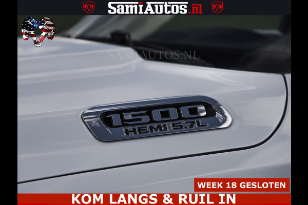 Dodge Ram BOM VOL | 5.7 V8 HEMI 402 PK | LUCHTVERING | ADAPTIVE CRUISE | PANODAK | 360 CAMERA | OPEN UITLAAT KLEP | CREW CAB | DUBBELE CABINE | 5 PERSOONS | DC |