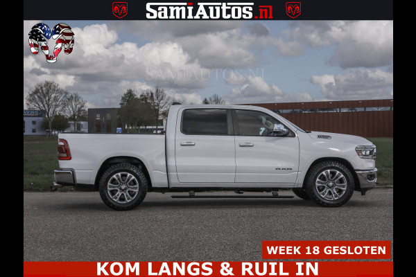 Dodge Ram BOM VOL | 5.7 V8 HEMI 402 PK | LUCHTVERING | ADAPTIVE CRUISE | PANODAK | 360 CAMERA | OPEN UITLAAT KLEP | CREW CAB | DUBBELE CABINE | 5 PERSOONS | DC |