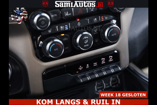 Dodge Ram BOM VOL | 5.7 V8 HEMI 402 PK | LUCHTVERING | ADAPTIVE CRUISE | PANODAK | 360 CAMERA | OPEN UITLAAT KLEP | CREW CAB | DUBBELE CABINE | 5 PERSOONS | DC |