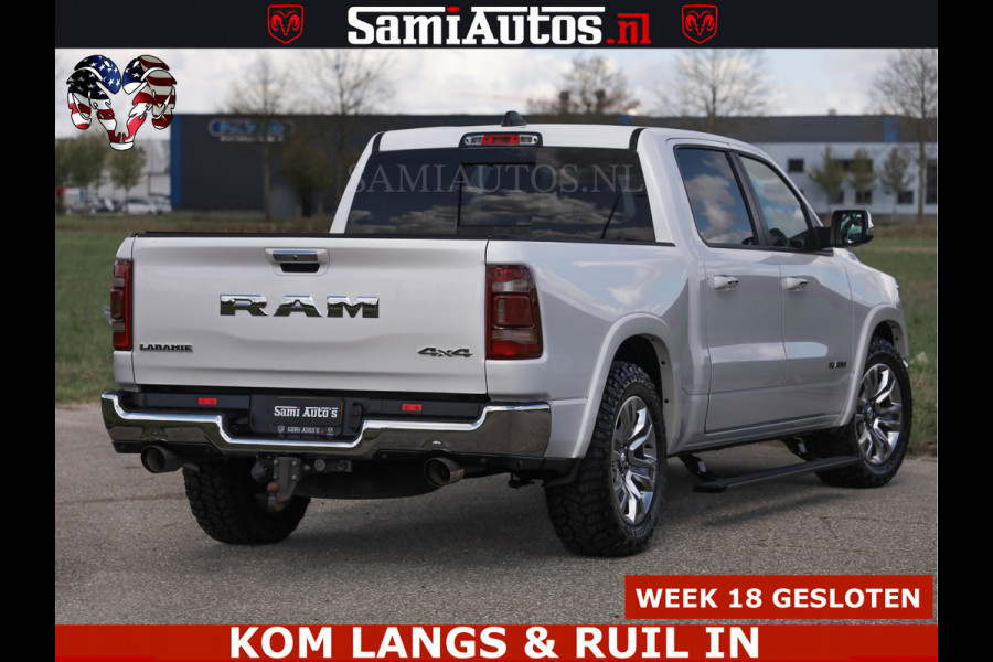 Dodge Ram BOM VOL | 5.7 V8 HEMI 402 PK | LUCHTVERING | ADAPTIVE CRUISE | PANODAK | 360 CAMERA | OPEN UITLAAT KLEP | CREW CAB | DUBBELE CABINE | 5 PERSOONS | DC |