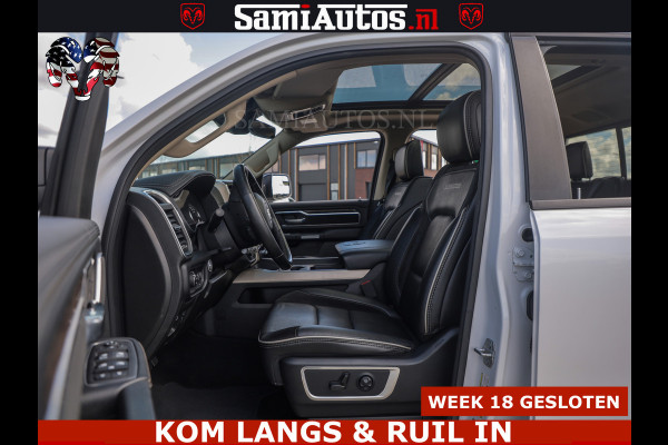 Dodge Ram BOM VOL | 5.7 V8 HEMI 402 PK | LUCHTVERING | ADAPTIVE CRUISE | PANODAK | 360 CAMERA | OPEN UITLAAT KLEP | CREW CAB | DUBBELE CABINE | 5 PERSOONS | DC |