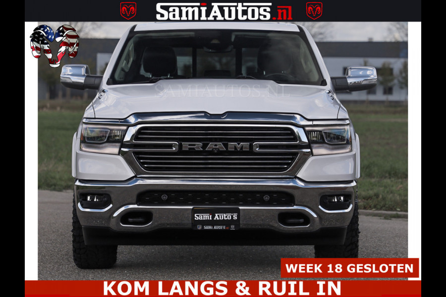 Dodge Ram BOM VOL | 5.7 V8 HEMI 402 PK | LUCHTVERING | ADAPTIVE CRUISE | PANODAK | 360 CAMERA | OPEN UITLAAT KLEP | CREW CAB | DUBBELE CABINE | 5 PERSOONS | DC |