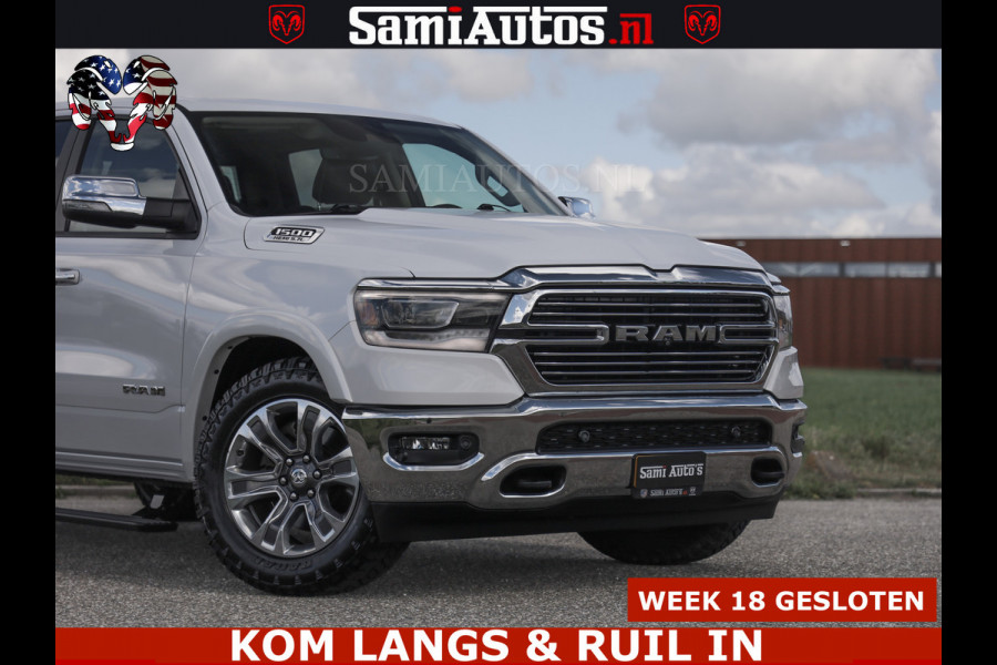 Dodge Ram BOM VOL | 5.7 V8 HEMI 402 PK | LUCHTVERING | ADAPTIVE CRUISE | PANODAK | 360 CAMERA | OPEN UITLAAT KLEP | CREW CAB | DUBBELE CABINE | 5 PERSOONS | DC |