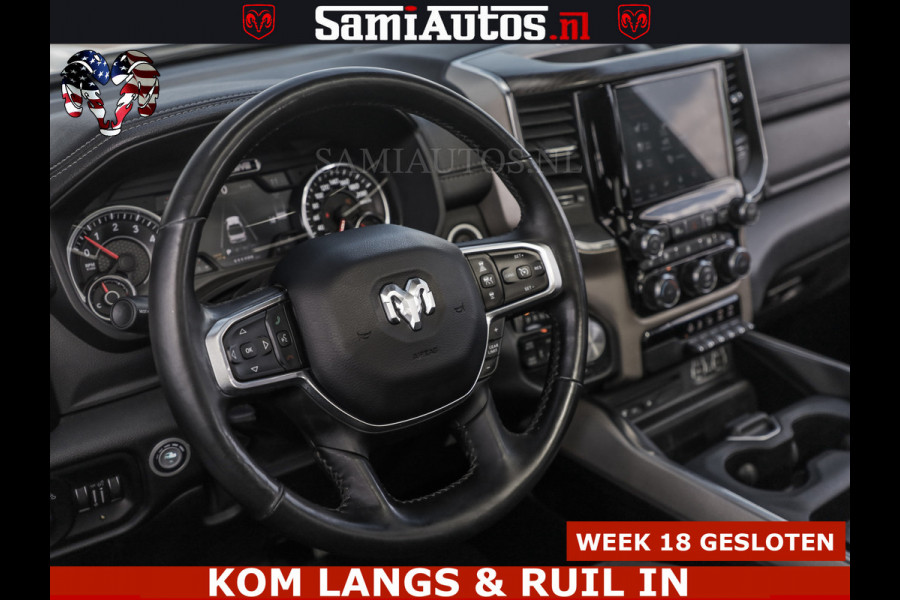 Dodge Ram BOM VOL | 5.7 V8 HEMI 402 PK | LUCHTVERING | ADAPTIVE CRUISE | PANODAK | 360 CAMERA | OPEN UITLAAT KLEP | CREW CAB | DUBBELE CABINE | 5 PERSOONS | DC |