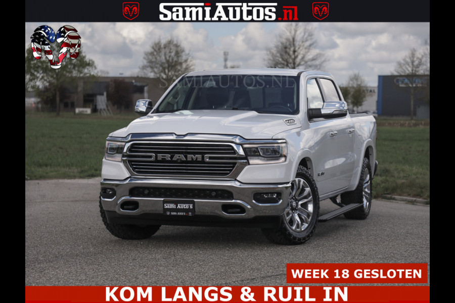 Dodge Ram BOM VOL | 5.7 V8 HEMI 402 PK | LUCHTVERING | ADAPTIVE CRUISE | PANODAK | 360 CAMERA | OPEN UITLAAT KLEP | CREW CAB | DUBBELE CABINE | 5 PERSOONS | DC |