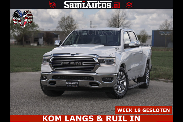 Dodge Ram BOM VOL | 5.7 V8 HEMI 402 PK | LUCHTVERING | ADAPTIVE CRUISE | PANODAK | 360 CAMERA | OPEN UITLAAT KLEP | CREW CAB | DUBBELE CABINE | 5 PERSOONS | DC |