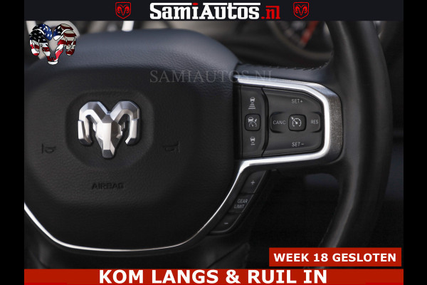 Dodge Ram BOM VOL | 5.7 V8 HEMI 402 PK | LUCHTVERING | ADAPTIVE CRUISE | PANODAK | 360 CAMERA | OPEN UITLAAT KLEP | CREW CAB | DUBBELE CABINE | 5 PERSOONS | DC |