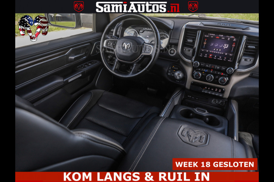 Dodge Ram BOM VOL | 5.7 V8 HEMI 402 PK | LUCHTVERING | ADAPTIVE CRUISE | PANODAK | 360 CAMERA | OPEN UITLAAT KLEP | CREW CAB | DUBBELE CABINE | 5 PERSOONS | DC |