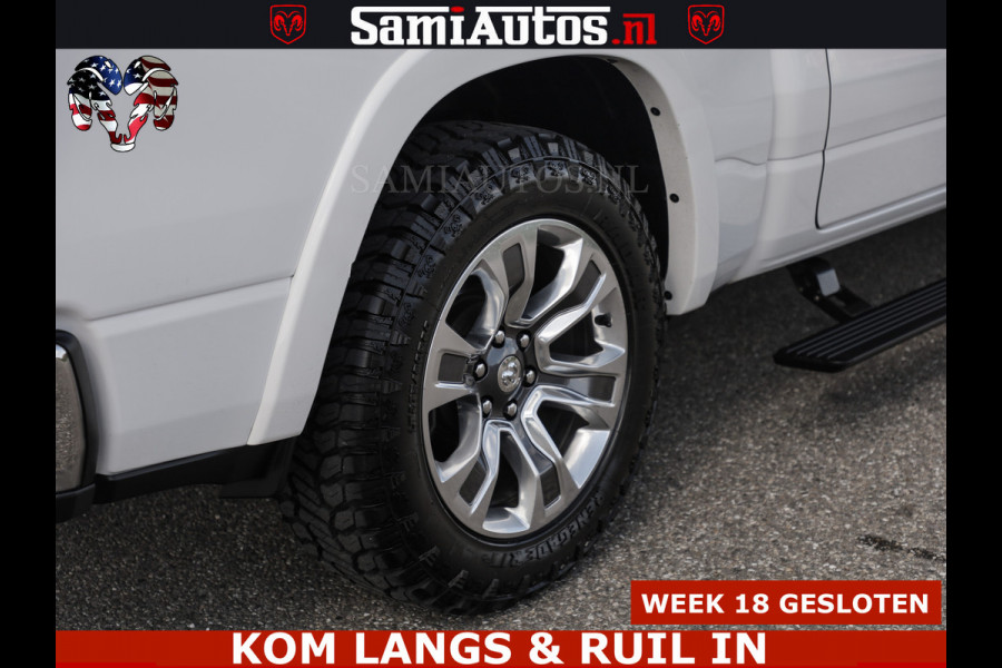 Dodge Ram BOM VOL | 5.7 V8 HEMI 402 PK | LUCHTVERING | ADAPTIVE CRUISE | PANODAK | 360 CAMERA | OPEN UITLAAT KLEP | CREW CAB | DUBBELE CABINE | 5 PERSOONS | DC |