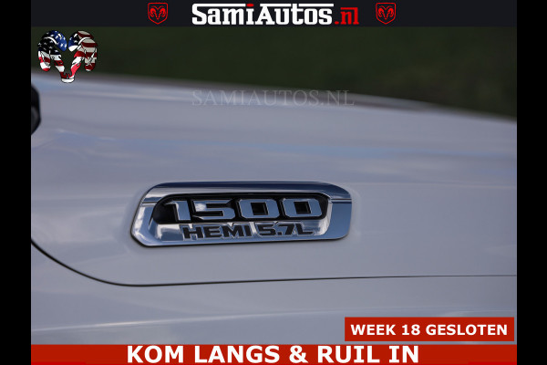 Dodge Ram BOM VOL | 5.7 V8 HEMI 402 PK | LUCHTVERING | ADAPTIVE CRUISE | PANODAK | 360 CAMERA | OPEN UITLAAT KLEP | CREW CAB | DUBBELE CABINE | 5 PERSOONS | DC |
