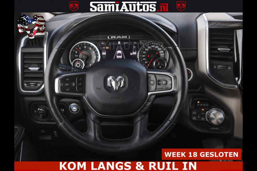 Dodge Ram BOM VOL | 5.7 V8 HEMI 402 PK | LUCHTVERING | ADAPTIVE CRUISE | PANODAK | 360 CAMERA | OPEN UITLAAT KLEP | CREW CAB | DUBBELE CABINE | 5 PERSOONS | DC |